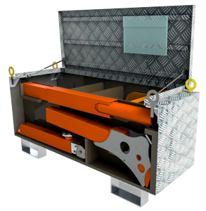 Aluminium Equipment Storage Box (Section)