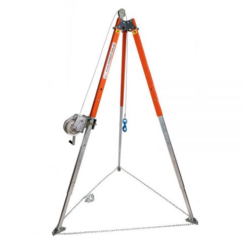 Material Winch on Tripod