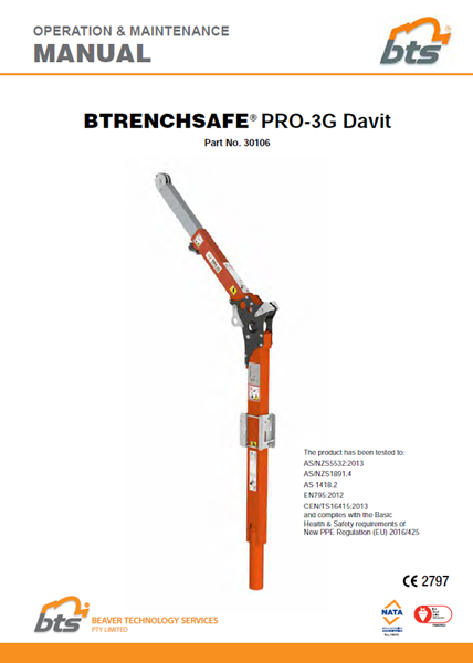 PRO-3G Davit OP Manual