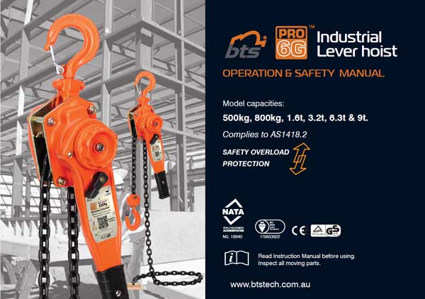 PRO-6G Lever Hoist Manual